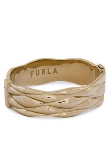 Furla Bransoletka Mionido WJ00301-MT0000-OR000-1-007-20-CN-S J Złoty. Żółte bransoletki Furla, metalowe. Za 389,99 zł.