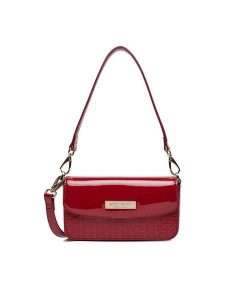 Nine West Torebka CEO-MISSISIPI-I-LDA8009 Czerwony. Czerwone torebki klasyczne Nine West, bez wzorów, z materiału, bez dodatków. Za 169,99 zł.