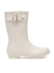 Hunter Kalosze HFW-002 Biały. Białe kalosze Hunter, bez wzorów, z kauczuku. Za 249,99 zł.