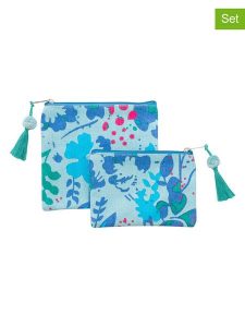 Overbeck and Friends Kosmetyczki (2 szt.) "Viola" w kolorze niebieskim rozmiar: onesize. Niebieskie kosmetyczki Overbeck and Friends, bez wzorów, z materiału. Za 61,02 zł.