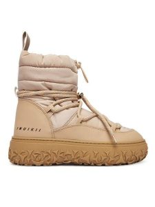 Inuikii Śniegowce Technical Performence 1001.010.0032 Beżowy. Brązowe buty zimowe Inuikii, z materiału, bez obcasa, bez zapięcia. Za 909,99 zł.