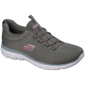 Adidasy Skechers Summits-summer Blush, Kobiety. Szare buty sportowe Skechers, bez wzorów, bez zapięcia. Za 390,00 zł.