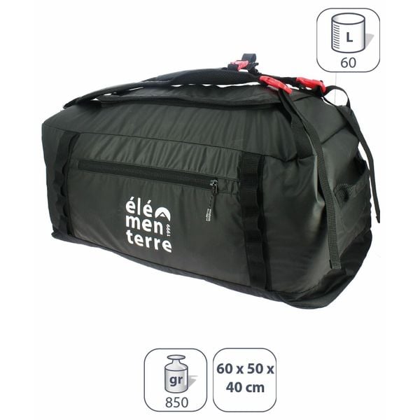 Plecak elementerre blackmanba 60 l. Czarne plecaki Elementerre. Za 303,50 zł.
