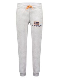 Geographical Norway Spodnie dresowe "Maleo" w kolorze szarym rozmiar: XXL. Szare spodnie dresowe Geographical Norway, xxl, bez wzorów, z dresówki. Za 87,81 zł.