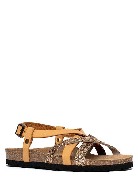 Sunbay Sandały "Primrose" w kolorze karmelowym rozmiar: 38. Brązowe sandały Sunbay, bez wzorów, z otwartym noskiem, bez obcasa, bez zapięcia. Za 140,86 zł.