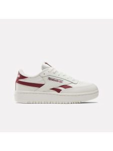 Reebok Skórzane sneakersy "Club C Double Revenge" w kolorze szaro-czerwonym rozmiar: 41. Czerwone trampki Reebok, bez wzorów, z materiału, bez zapięcia. Za 276,71 zł.