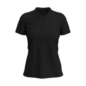 Damska Koszulka Polo Claire. Czarne koszulki sportowe STEDMAN, bez wzorów, bez ramiączek. Za 84,99 zł.