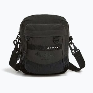 Saszetka Pepe Jeans Heich Bristol. Czarne nerki i saszetki Pepe Jeans, bez wzorów, z jeansu. Za 179,99 zł.