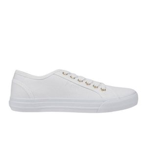 Buty Lee Cooper trampki damskie białe LCW-25-02-3335LA. Białe trampki bez wzorów, z gumy, bez zapięcia. Za 188,86 zł.