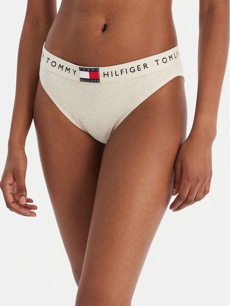 Tommy Hilfiger Figi klasyczne UW0UW06225 Écru. Figi TOMMY HILFIGER, bez wzorów, z bawełny. Za 109,99 zł.