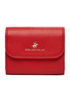Beverly Hills Polo Club Portfel CWBEO-BHPC-W1-002-SS26 Czerwony. Czerwone portfele Beverly Hills Polo Club, bez wzorów, z materiału. Za 59,99 zł.
