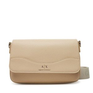 Torebka Armani Exchange. Brązowe listonoszki Armani Exchange, bez wzorów, bez dodatków. Za 379,99 zł.