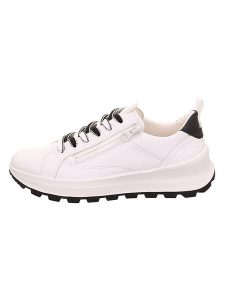 Legero Skórzane sneakersy "T4 RUN" w kolorze białym rozmiar: 40. Białe trampki Legero, bez wzorów, bez zapięcia. Za 269,73 zł.