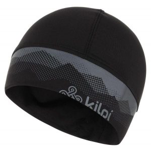 Czapka do biegania Kilpi TAIL-U. Czarne czapki Kilpi, bez wzorów, sportowe. Za 60,57 zł.