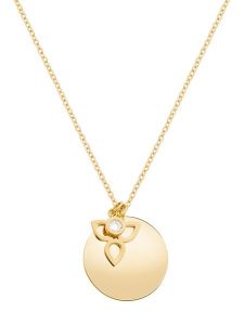 Tamaris Naszyjnik z zawieszką - dł. 45 cm rozmiar: onesize. Żółte naszyjniki Tamaris, ze stali. Za 130,99 zł.