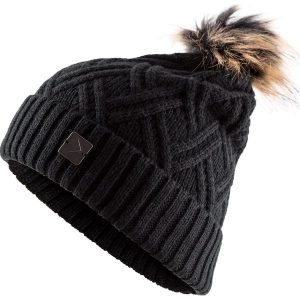 Czapka damska CAD603 - głęboka czerń - Outhorn. Czapki marki Outhorn. W wyprzedaży za 14,99 zł.