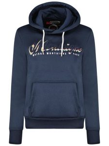 Maison Montaigne Bluza "Folimai" w kolorze granatowym rozmiar: M. Niebieskie bluzy Maison Montaigne, m, bez wzorów, z kapturem. Za 86,99 zł.