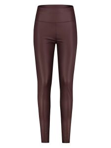 Sublevel Legginsy termiczne w kolorze bordowym rozmiar: M/L. Czerwone legginsy Sublevel, bez wzorów, ze skóry, z podwyższonym stanem. Za 57,06 zł.