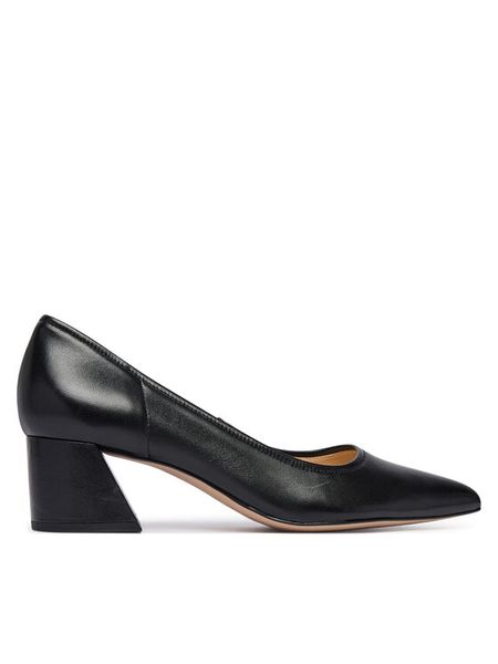 HÖGL Czółenka 1-104500 Czarny. Czarne czółenka HÖGL, bez wzorów, ze skóry, bez obcasa, bez zapięcia. Za 739,99 zł.