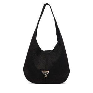 Torebka Guess. Czarne torebki klasyczne Guess, z aplikacjami, bez dodatków. Za 264,99 zł.