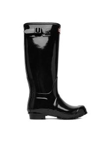 Hunter Kalosze CEO-18-1660 Czarny. Czarne kalosze Hunter, bez wzorów, z kauczuku. Za 349,99 zł.