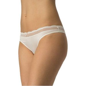 Tommy Hilfiger Figi Stringi Thong Beauty 1387905311-3 Egret (Rozmiar L). Stringi marki TOMMY HILFIGER. W wyprzedaży za 66,00 zł.
