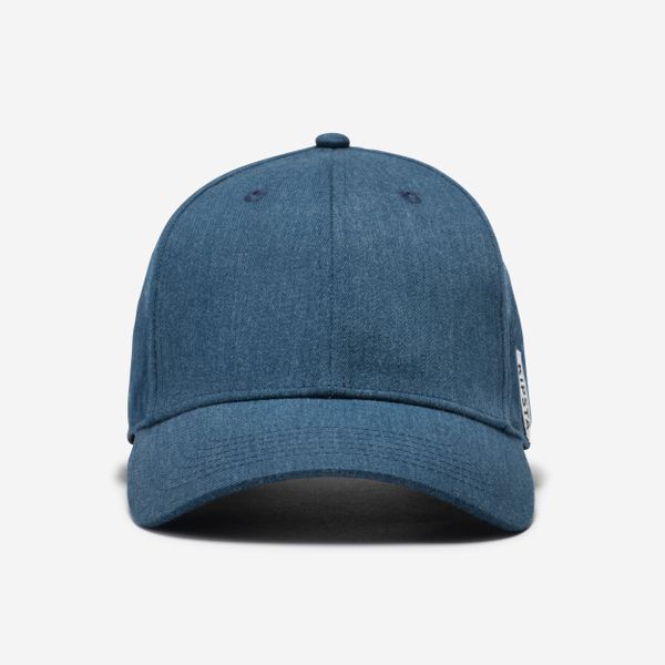 Czapka baseballówka dla dorosłych Kipsta BA550. Niebieskie czapki KIPSTA, bez wzorów, z bawełny. Za 10,99 zł.