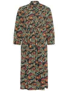Camel Active Sukienka w kolorze zielonym ze wzorem rozmiar: XS. Zielone sukienki Camel Active, xs, bez wzorów, z bawełny, bez kołnierzyka, bez ramiączek, maxi. Za 131,74 zł.