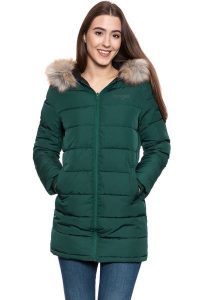 DAMSKA KURTKA ZIMOWA WRANGLER LONG PUFFER PINE W4N2VJG01 112129161. Zielone kurtki Wrangler, na zimę, uniwersalny, z aplikacjami, z futra, bez kaptura. W wyprzedaży za 199,99 zł.