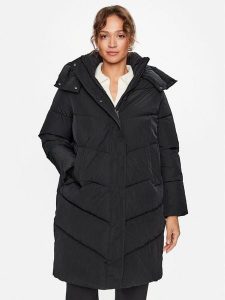 Calvin Klein Płaszcz zimowy Modern K20K204690 Czarny Regular Fit. Czarne płaszcze Calvin Klein, na zimę, l, bez wzorów, z syntetyku, bez kaptura. Za 879,99 zł.