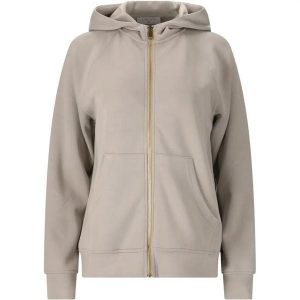 Damska bluza z kapturem full zip Athlecia Jacey. Czerwone bluzy Athlecia, bez wzorów, z kapturem. Za 292,50 zł.