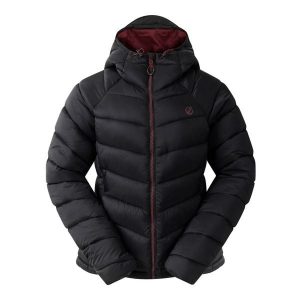 Kurtka Damska Torrek Baffled Padded Jacket. Czarne kurtki Dare 2b, bez wzorów, z puchu, bez kaptura. Za 342,99 zł.