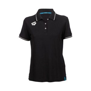 Koszulka polo damska Arena Team Polo shirt Solid Cotton. Niebieskie bluzki Arena, xl, bez wzorów, z bawełny, sportowe, bez kołnierzyka, bez ramiączek. Za 169,99 zł.