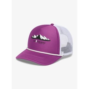 Czapka z daszkiem Black Diamond Flat Bill Trucker Hat. Fioletowe czapki Black Diamond, bez wzorów. Za 125,99 zł.