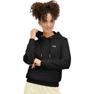 Bluza damska Fila Bruchsal. Białe bluzy Fila, l, bez wzorów, z bawełny, z kapturem. Za 280,27 zł.
