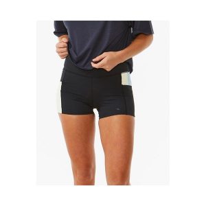 Legginsy fitness damskie Rip Curl Rss Revival Short Czarny. Czarne legginsy Rip Curl, bez wzorów. Za 240,00 zł.