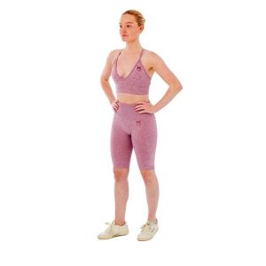 Damski zestaw sportowy Xtreme - krótkie legginsy + biustonosz sportowy - Różowy. Czerwone legginsy XTREME SOCKSWEAR, bez wzorów, z materiału, z podwyższonym stanem, krótkie. Za 177,72 zł.