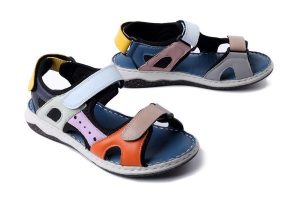 ARTIKER RELAKS 56C0452 kolorowy, sandały damskie. Sandały Artiker Relaks, bez wzorów, bez obcasa, bez zapięcia. Za 167,93 zł.