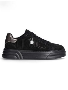 Liu Jo Skórzane sneakersy w kolorze czarnym rozmiar: 40. Czarne trampki Liu Jo, bez wzorów, bez zapięcia. Za 417,28 zł.