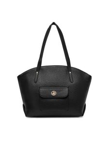 Beverly Hills Polo Club Torebka CEO-BHPC-C-001-09 Czarny. Czarne shopper bag Beverly Hills Polo Club, bez wzorów, z materiału, bez dodatków. Za 219,99 zł.