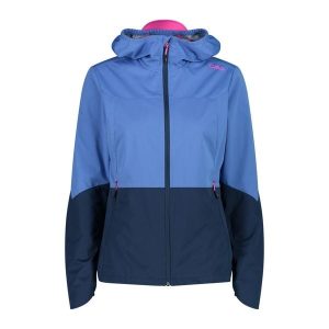 Kurtka softshell damska CMP Fix Hood. Niebieskie kurtki CMP, l, bez wzorów, z softshellu, bez kaptura. Za 509,99 zł.