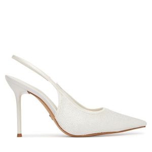 Szpilki Aldo. Białe szpilki ALDO, bez wzorów, bez obcasa. Za 499,99 zł.