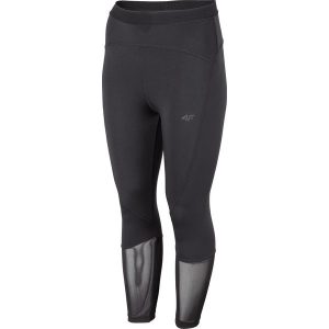 Legginsy treningowe damskie SPDF002 - głęboka czerń. Legginsy marki 4f. Za 99,99 zł.