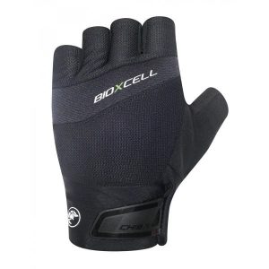 Rękawiczki rowerowe unisex Chiba Bioxcell Pro. Czarne rękawiczki CHIBA, bez wzorów. W wyprzedaży za 139,00 zł.