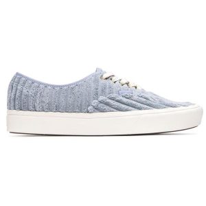 Buty do chodzenia dla dorosłych Vans Comfycush Authentic trampki. Niebieskie buty sportowe Vans, bez wzorów, bez zapięcia, trekkingowe. Za 165,00 zł.