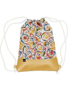 Ppd Plecak "Fiorentina" w kolorze złotym ze wzorem - 32 x 40 cm rozmiar: onesize. Żółte plecaki PPD. Za 86,99 zł.