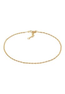 Elli Naszyjnik damski sznurkowy Twisted Basic Timeless Trend regulowany wykonany ze srebra próby 925 Sterling Silver Bransoletki na nogę 1 ct Damski. Szare bransoletki Elli, srebrne. Za 207,39 zł.