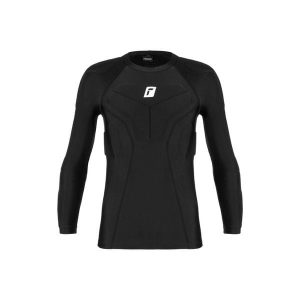 Koszulka kompresyjna z długim rękawem Reusch Padded. Czarne bluzki REUSCH, l, bez wzorów, sportowe, bez kołnierzyka, bez ramiączek. W wyprzedaży za 315,10 zł.
