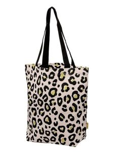 Moses. Shopper bag "Leo" w kolorze beżowo-czarnym - 38 x 37 cm rozmiar: onesize. Brązowe shopper bag Moses, bez wzorów, z materiału, bez dodatków. Za 48,28 zł.