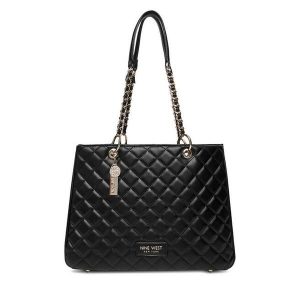 Torebka Nine West. Czarne torebki klasyczne Nine West, bez wzorów, bez dodatków. Za 299,99 zł.